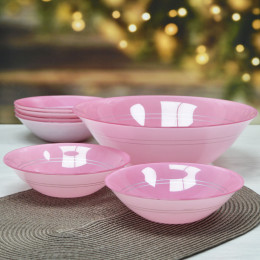 AMB TIRANA PINK Столовый сервиз 46 предметов 90869