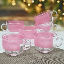 AMB TIRANA PINK Столовый сервиз 46 предметов 90869