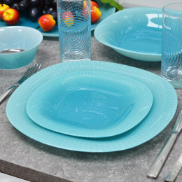 NEO CARINA POP ART TURQUOISE Столовый сервиз 46 предметов 72780
