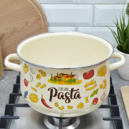 Кастрюля 5,5л конич Pasta Italian тм Appetite