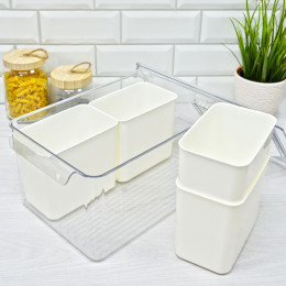 Контейнер органайзер для холодильника 32,5*21*15,5см BZ1-HL-2221