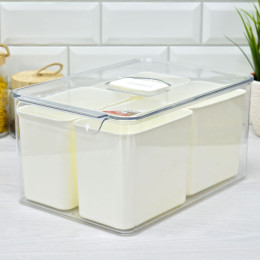 Контейнер органайзер для холодильника 32,5*21*15,5см BZ1-HL-2221