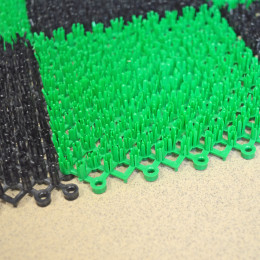 Коврик ТРАВКА 41*54см черно-зеленый Blabar