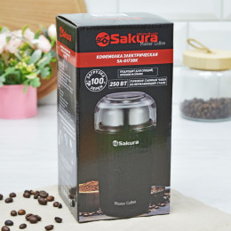 Кофемолка 250Вт 100гр съемная чаша, черная