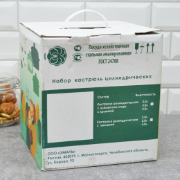 Набор кастрюль "Вкус лета"