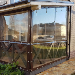 Клеенка прозрачная 0,7мм 140см*35м CRYSTAL в рулоне PHR 55, UF6-7, морозостойкость-35C