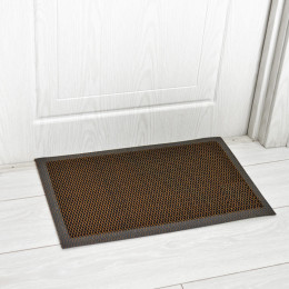 Коврик 40*60см напольный Mesh Mat черно-золотой