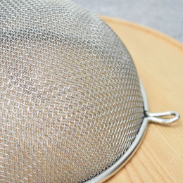 Сито 21см двойная сетка с ободом и ручкой "Ретро" VETTA