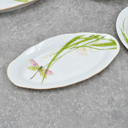 Столовый сервиз 37 предметов 2Т форма Голубка Стрекоза