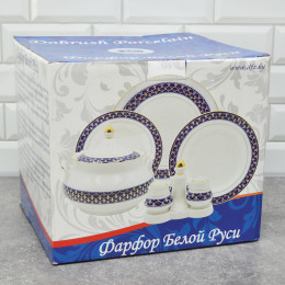 Столовый сервиз 37 предметов 2Т форма Голубка Стрекоза