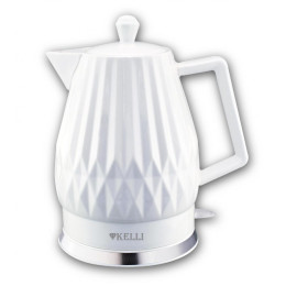 Чайник керамический KELLI KL-1380 белый