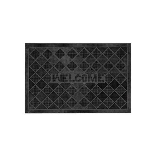 Коврик придверный резиновый ComeForte PIN MAT 40х60см «Welcome»