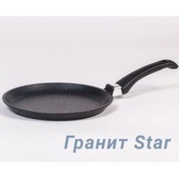 Сковорода блинная 22см антипригарное покрытие Гранит star 12803