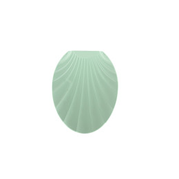 Крышка Ракушка 1022 салатовая, зеленая жесткая