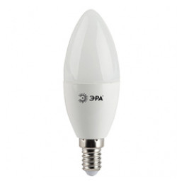 Лампа светодиодная ЭРА 7W/4000K свеча E14