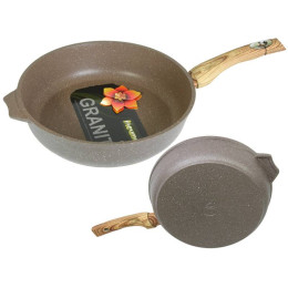 Сковорода 28см Гранит brown