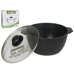 Кастрюля 5л Гранит black