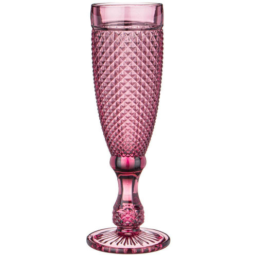Набор бокалов для шампанского 6шт 150мл Гранат, серия Muza color