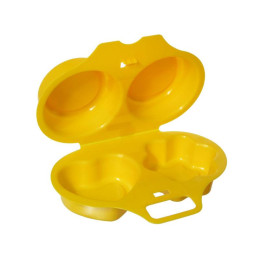 Контейнер для приготовления яиц в СВЧ Глазунья EXPRESS солнечный