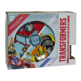 Набор детской посуды 3 предмета "Transformers"