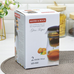 Чайник заварочный 0,75л стеклянный МВ 4023