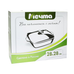 Жаровня 28*28см Гранит star