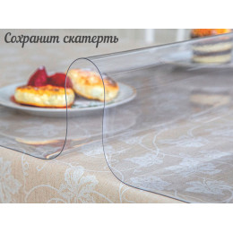 Клеенка прозрачная 0,8мм 80см*20м CRYSTAL