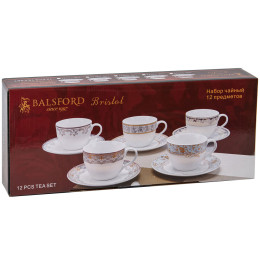 Чайный набор 12 предметов 220мл Оливер