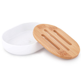 Мыльница "Бамбук" белый