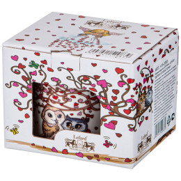 Кружка 325мл Дерево сердец