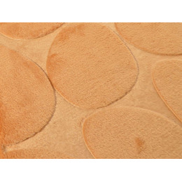 Коврик для туалета Камни 50*50см коричневый