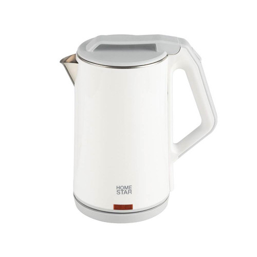 Чайник электрический 1,8л Homestar HS-1036 белый, двойной корпус