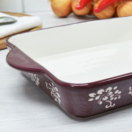 Форма для запекания 31см прямоугольная, керамика Cottura