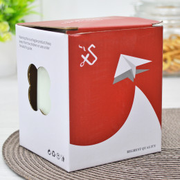 Кружка 430мл Big fat cat с крышкой и ложкой салатовая