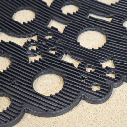 Коврик ячеистый 50*69*1,6см грязесборный Strong Blabar черный