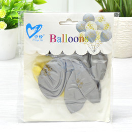 Шары воздушные "Декорация №22" 10шт ассорти