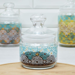 HEDGERY TURQUOISE Набор банок 3шт 0,5л, 0,75л, 1л 91604