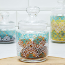 HEDGERY TURQUOISE Набор банок 3шт 0,5л, 0,75л, 1л 91604