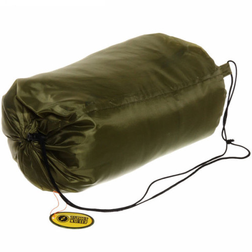 Мешок спальный одеяло с капюшоном 200*70см зеленый