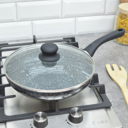 Сковорода 24см с мраморным покрытием BK-7822