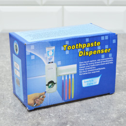 Дозатор для зубной пасты с держателем для зубных щеток