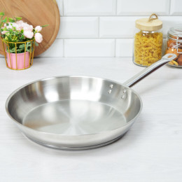 Сковорода 34см Общепит без крышки, корпус 0,6мм индукция ТРС 3,5мм