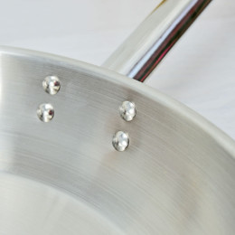 Сковорода 34см Общепит без крышки, корпус 0,6мм индукция ТРС 3,5мм