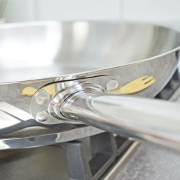 Сковорода 34см Общепит без крышки, корпус 0,6мм индукция ТРС 3,5мм