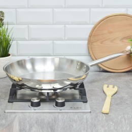 Сковорода 34см Общепит без крышки, корпус 0,6мм индукция ТРС 3,5мм