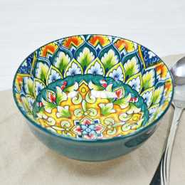 Салатник 300мл 12см Arabesque зеленый