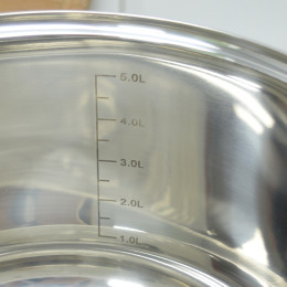 Кастрюля 6,1л нержавеющая сталь DE LUXE