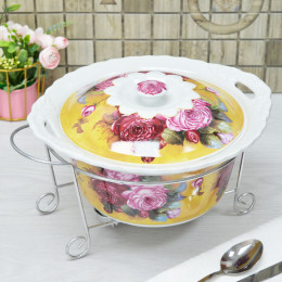 Мармит 2,8л керамический с крышкой, R-155023