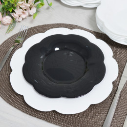 FLORE OPAL&BLACK Столовый набор 18предметов