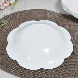 FLORE OPAL&BLACK Столовый набор 18предметов